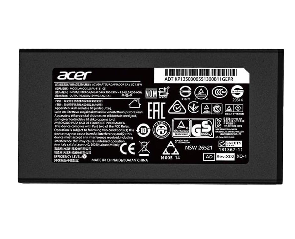 (image for) 19V 7.1A 135W Original Netzteil Ladegerät Acer ADP-135NB B