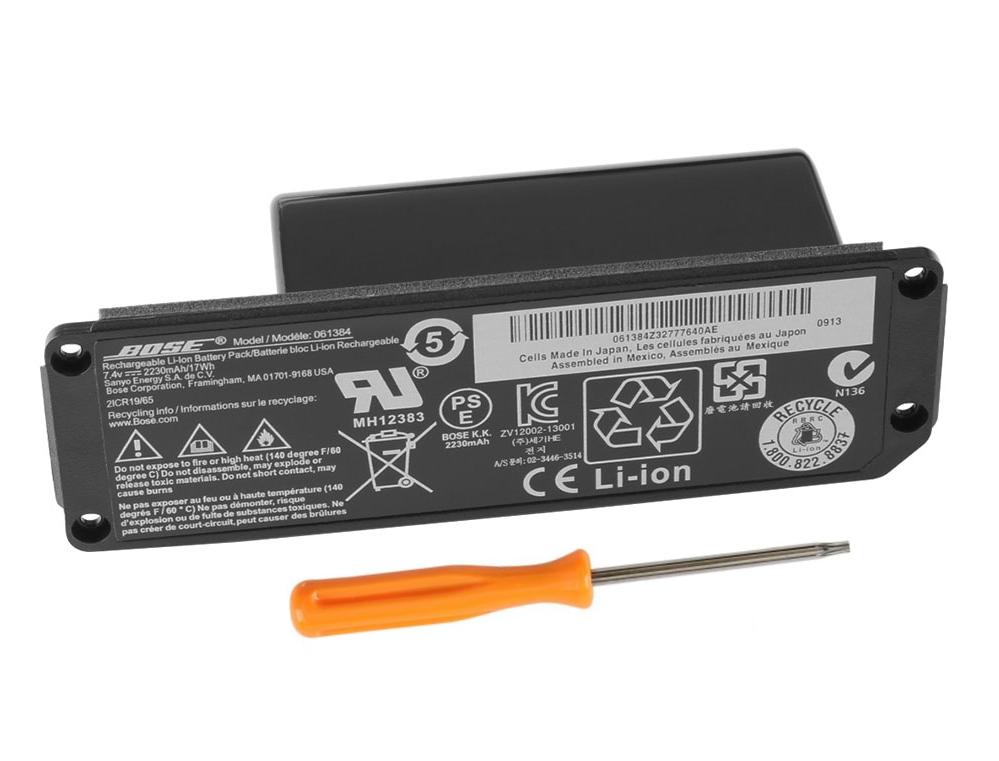 (image for) 2 Zellen 2230mAh 17Wh Original Akku für Bose Soundlink Mini I 061384 061385 061386