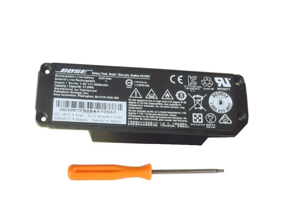 (image for) 2 Zellen 2230mAh 17Wh Original Akku für Bose Soundlink Mini I 063287