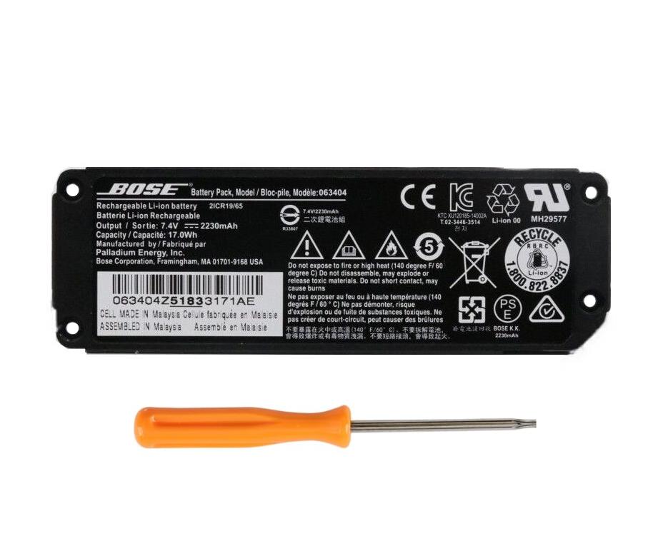 (image for) 2 Zellen 2230mAh 17Wh Original Akku für Bose Soundlink Mini I Bluetooth Speaker 063404