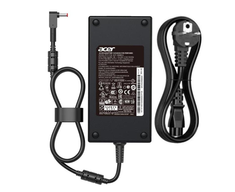 (image for) Original 180W 19.5V 9.23A Acer 25.T8JM2.003 Netzteil Ladegerät + Ladekabel