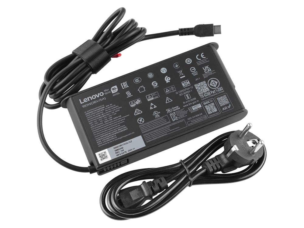 (image for) Original 180W Type-C GaN Lenovo 5A11K67874 5A11K67873 5A11K67872 Netzteil Ladegerät + Ladekabel