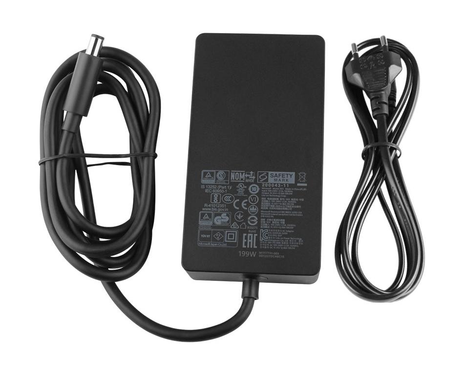 (image for) 199W 15.35V 12.96A Original Microsoft 1931 Netzteil Ladegerät + Ladekabel