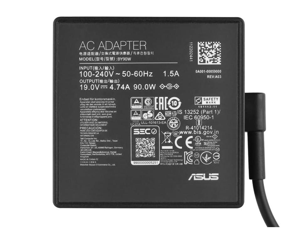 Original 90W 19V 4.74A Asus 0A001-00232000 Netzteil Ladegerät + Ladekabel (image for) Original 90W 19V 4.74A Asus 0A001-00232000 Netzteil Ladegerät + Ladekabel
