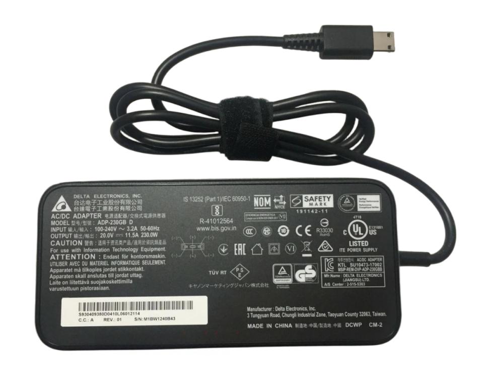 (image for) 230W 20V 11.5A Netzteil Ladegerät MSI GE66 Raider 10UH-210