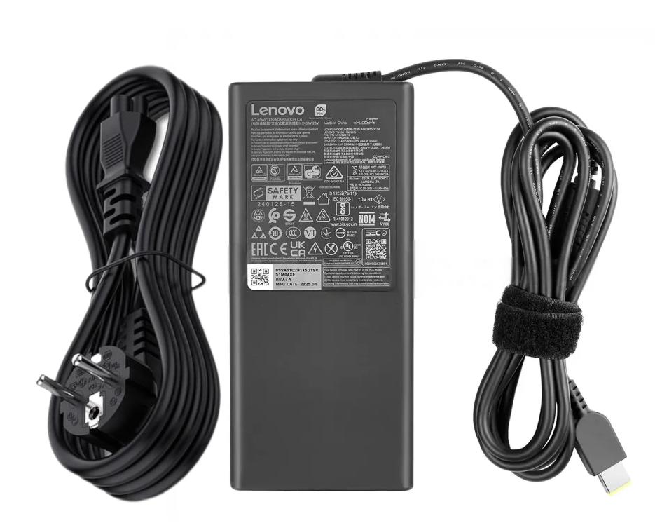 (image for) Original 20V 12.25A 245W Lenovo 5A11Q29111 5A11Q29116 SA11Q29115 Netzteil Ladegerät + Ladekabel