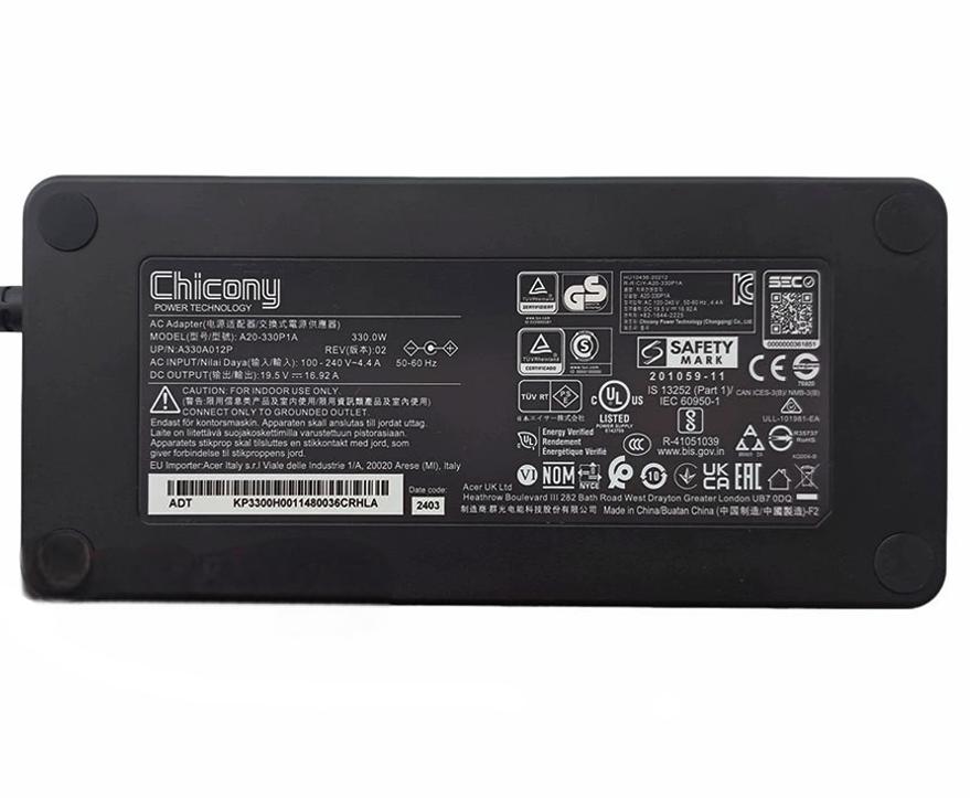 (image for) 330W 19.5V 16.92A Netzteil Ladegerät MSI CreatorPro X17 A12UKS-060