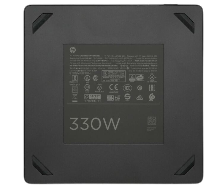 (image for) Original 19.5V 16.92A 330W HP OMEN 17t-ck100 Netzteil Ladegerät + Ladekabel