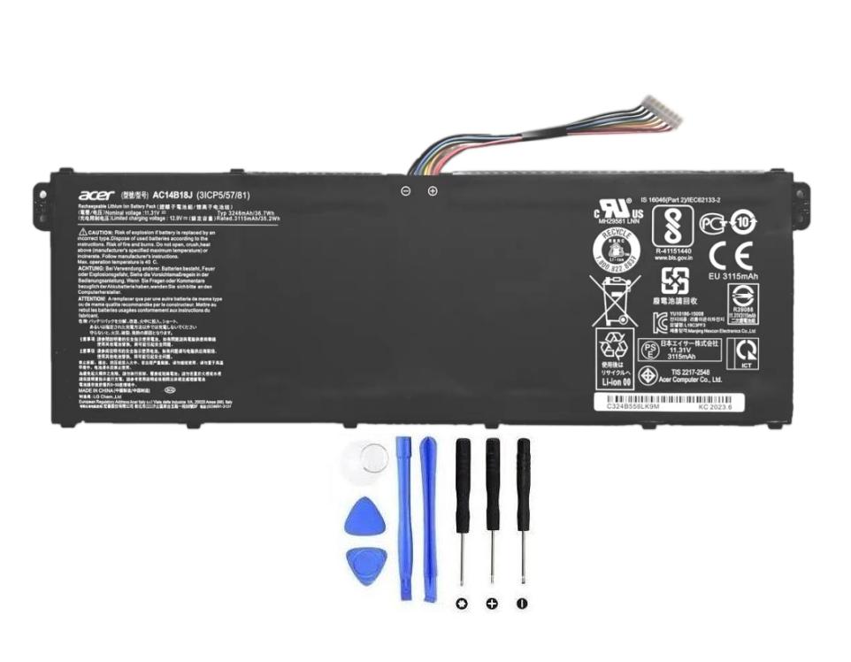 (image for) 36Wh 3220mAh 3-Zellen Original Akku Acer 3ICP5/57/81