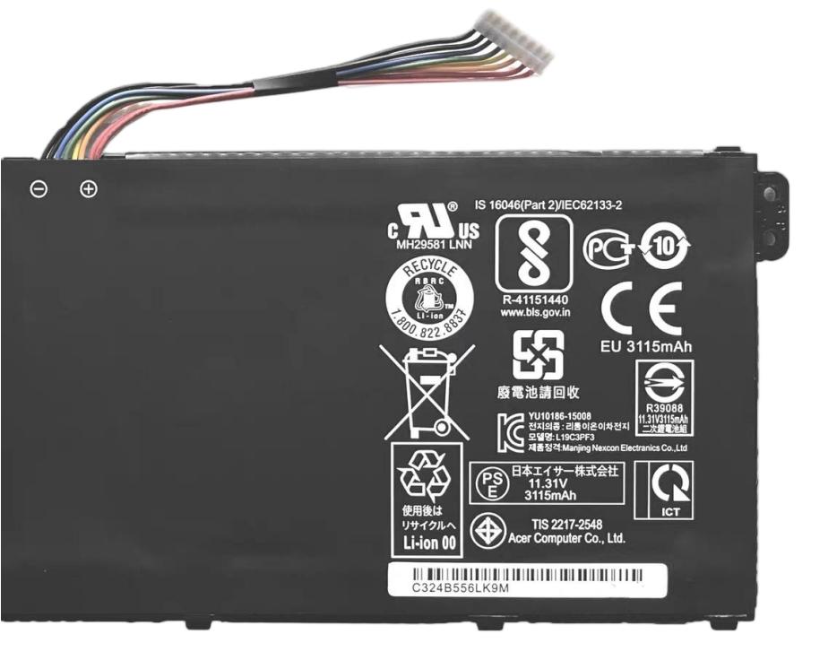 (image for) 36Wh 3220mAh 3-Zellen Original Akku Acer 3ICP5/57/81