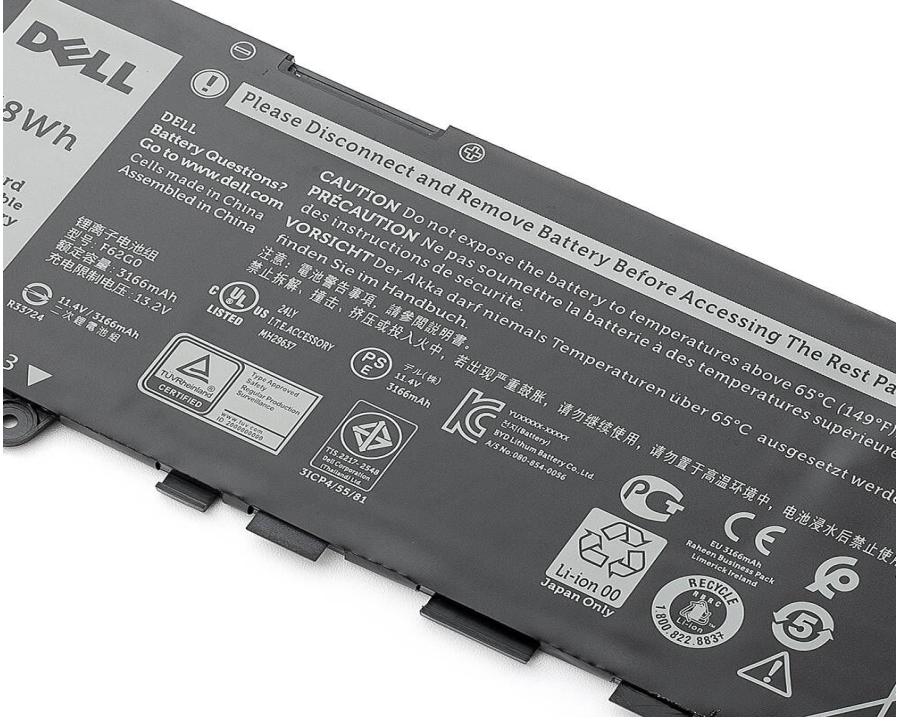 3-Zellen Original 3166mAh 38Wh Akku Dell Inspiron 13 7373-75VK0 (image for) 3-Zellen Original 3166mAh 38Wh Akku Dell Inspiron 13 7373-75VK0