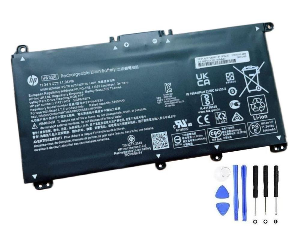 (image for) Original 3440mAh 41.04Wh Akku HP 17-c1000 17-cn1000