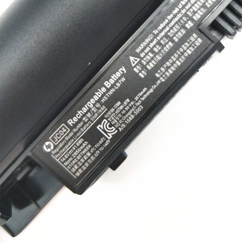 (image for) Original 4-Zellen 2850mAh 41.6Wh HP 14-bs006ur 14-bs071tx Akku