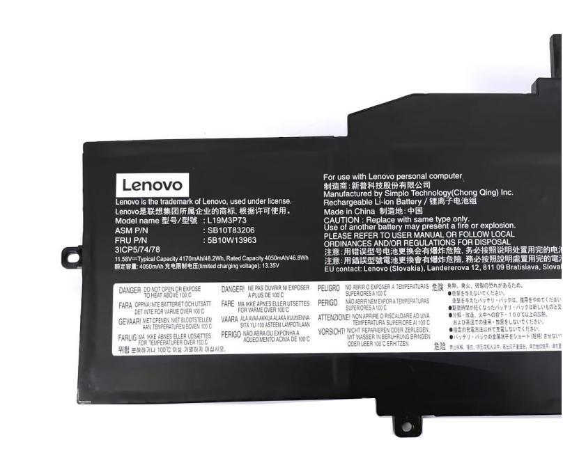 Original 4170mAh 48.2Wh Akku Lenovo ThinkPad X1 Nano Gen 1-20UN000BUS (image for) Original 4170mAh 48.2Wh Akku Lenovo ThinkPad X1 Nano Gen 1-20UN000BUS