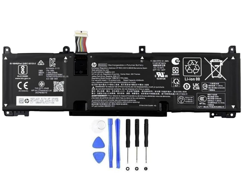 (image for) Original 4249mAh 51.3Wh Akku HP EliteBook 630 G9 6C0Y7UT