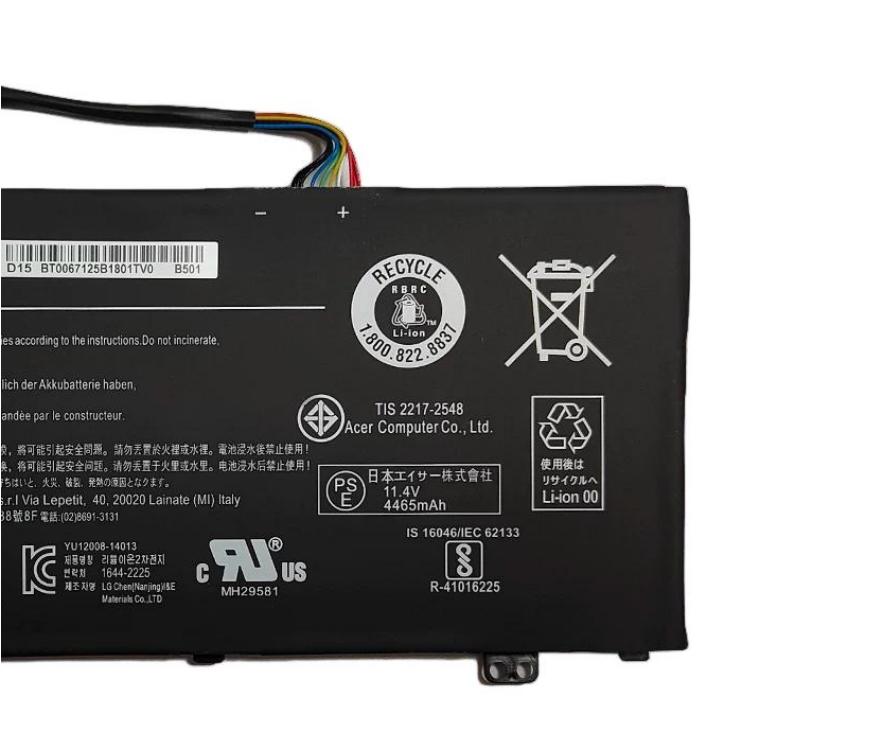 Original 3-Zellen 4605mAh 52.5Wh Akku Acer Aspire Nitro VN7-571G-53FW (image for) Original 3-Zellen 4605mAh 52.5Wh Akku Acer Aspire Nitro VN7-571G-53FW