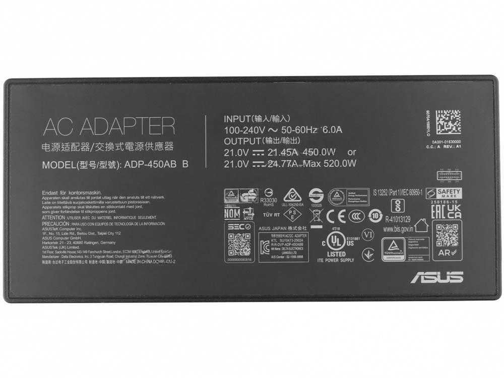 Original 450W/520W Asus ROG SCAR G835LXG RTX 5090 Netzteil Ladegerät + Ladekabel (image for) Original 450W/520W Asus ROG SCAR G835LXG RTX 5090 Netzteil Ladegerät + Ladekabel