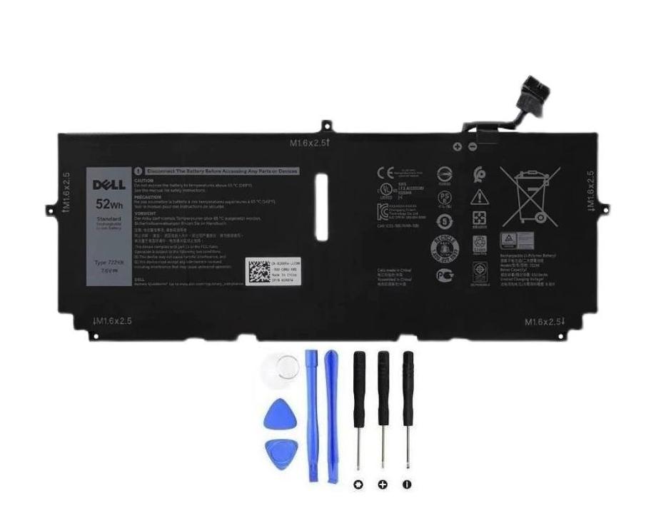 (image for) 52Wh 6500mAh Original Dell XPS 13 9300 9300-3317 Akku