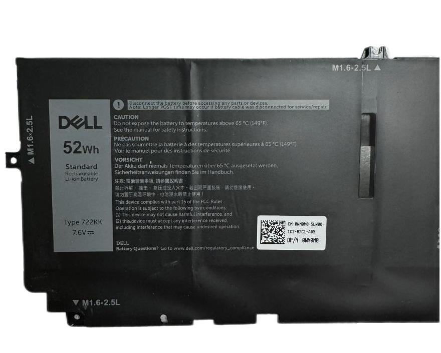 (image for) 52Wh 6500mAh Original Dell XPS 13 9300 9300-5895 Akku