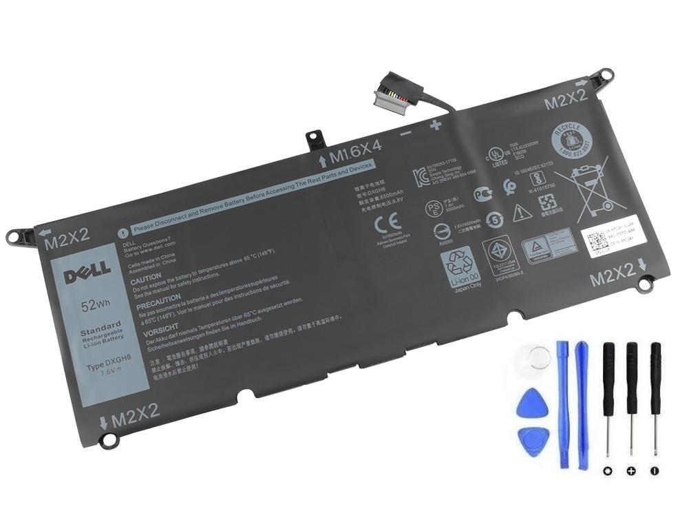 (image for) Original 4 Zellen 6500mAh 52Wh Akku Dell 0DXGH8 P82G P82G001