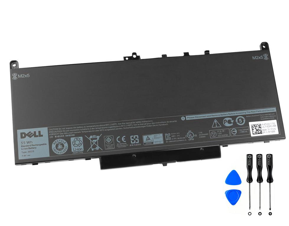 (image for) Original 4-Zellen 7080mAh 55Wh Dell 0J60J5 Akku