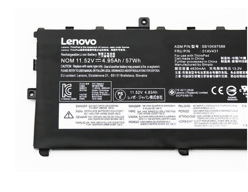 (image for) 57Wh 4950mAh Original Akku Lenovo SB10K97586