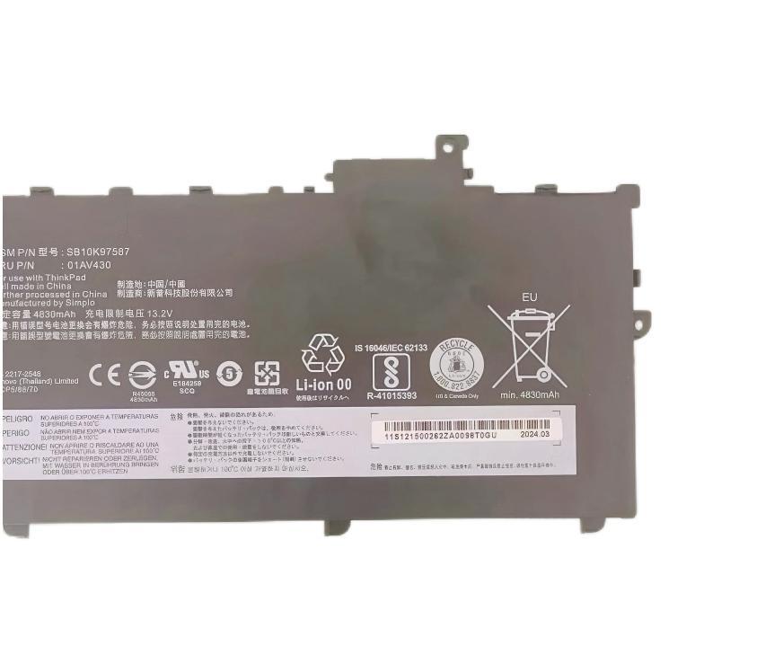 (image for) 57Wh 4950mAh Original Akku Lenovo SB10K97586