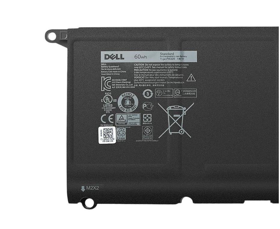 (image for) Original 4 Zellen 8085mAh 60Wh Dell XPS 13 9360-85582SGL-W10 Akku