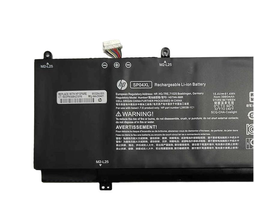 (image for) Original 4-Zellen 3990mAh 61.4Wh Akku HP L28538-1C1 L28538-1C2 L28538-AC1