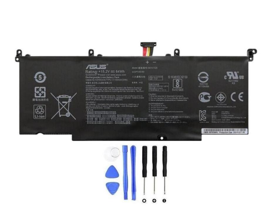 (image for) Original 4 Zellen 4110mAh 64Wh Akku Asus 0B200-01940000 4ICP7/60/80