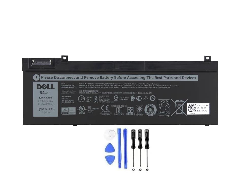 (image for) Original 4-Zellen 8000mAh 64Wh Dell 0H6K6V 0RY3F9 0VRX0J Akku