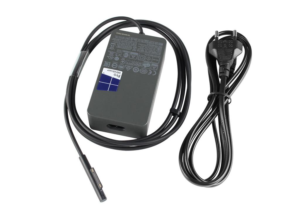 (image for) 15V 4A 65W Original Microsoft 1706 Surface Book 2YN-00001 Laptop Netzteil + Ladekabel