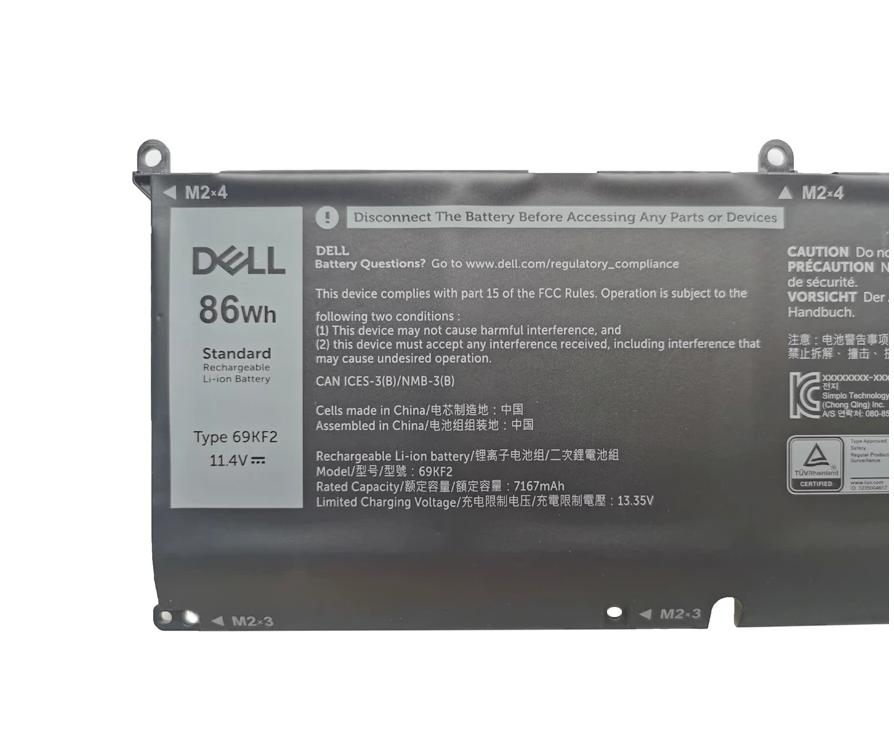 6-Zellen 86Wh 7167mAh Original Akku Dell Alienware m15 R7 AMD (image for) 6-Zellen 86Wh 7167mAh Original Akku Dell Alienware m15 R7 AMD