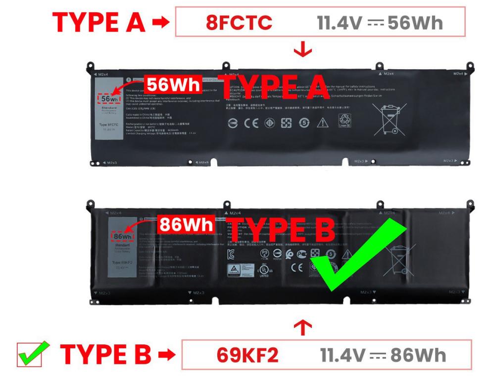 6-Zellen 86Wh 7167mAh Original Akku Dell Alienware m15 R7 AMD (image for) 6-Zellen 86Wh 7167mAh Original Akku Dell Alienware m15 R7 AMD