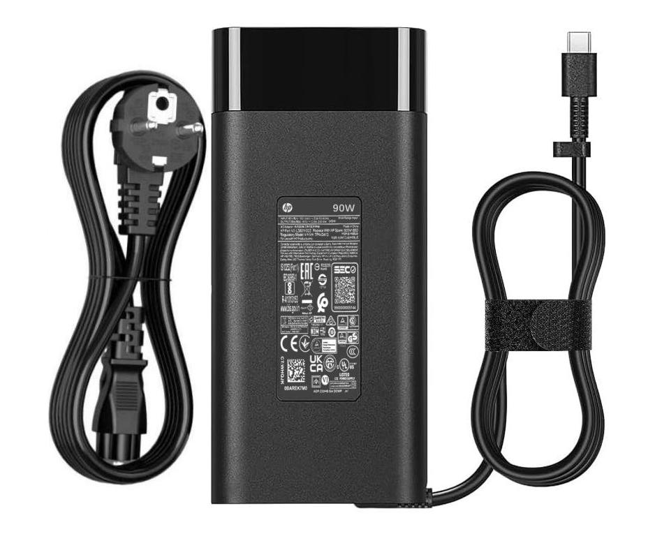 (image for) Original 90W Type-C HP 1DL09EA Netzteil Ladegerät + Ladekabel