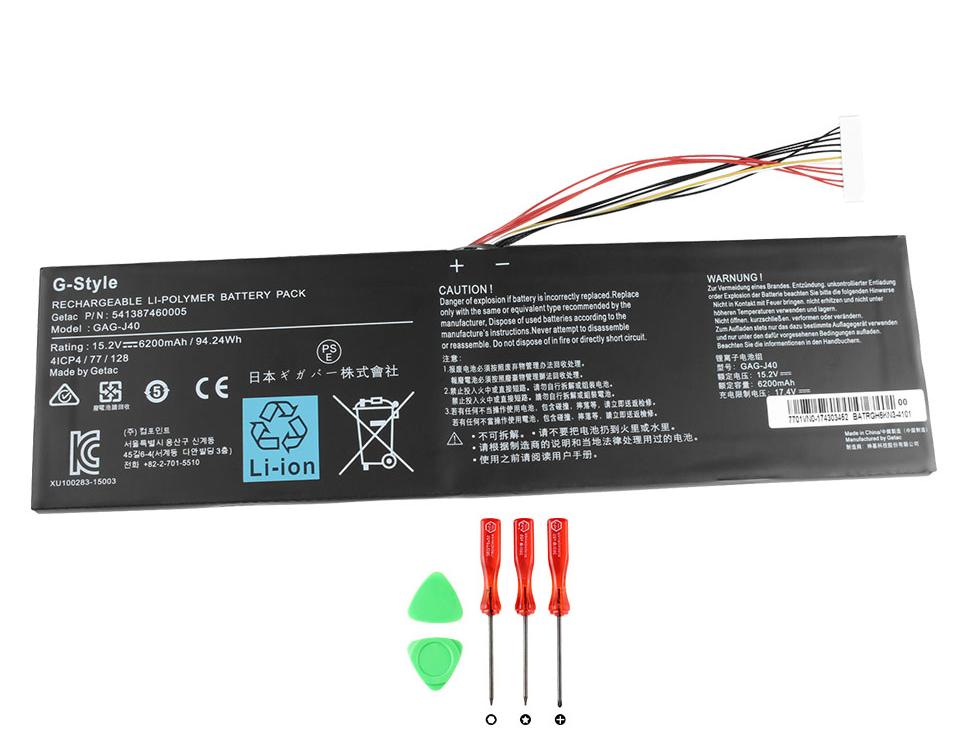 (image for) 6200mAh 94.24Wh Original Akku Gateway Aero 14 K7