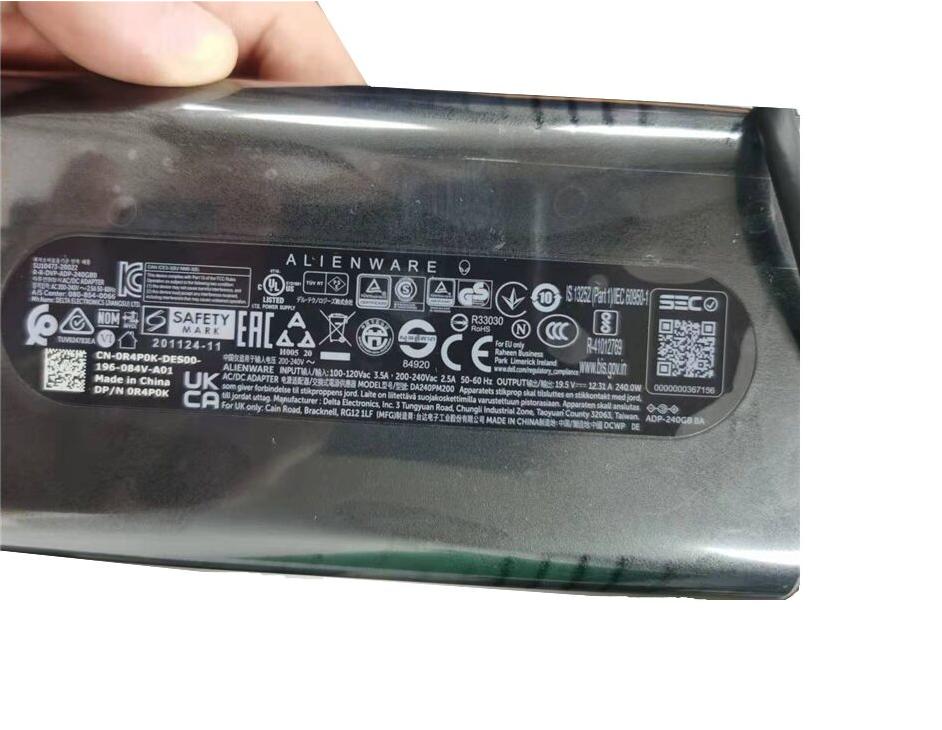 Original 19.5V 12.31A 240W Dell 450-18931 450-18932 Netzteil Ladegerät + Ladekabel (image for) Original 19.5V 12.31A 240W Dell 450-18931 450-18932 Netzteil Ladegerät + Ladekabel