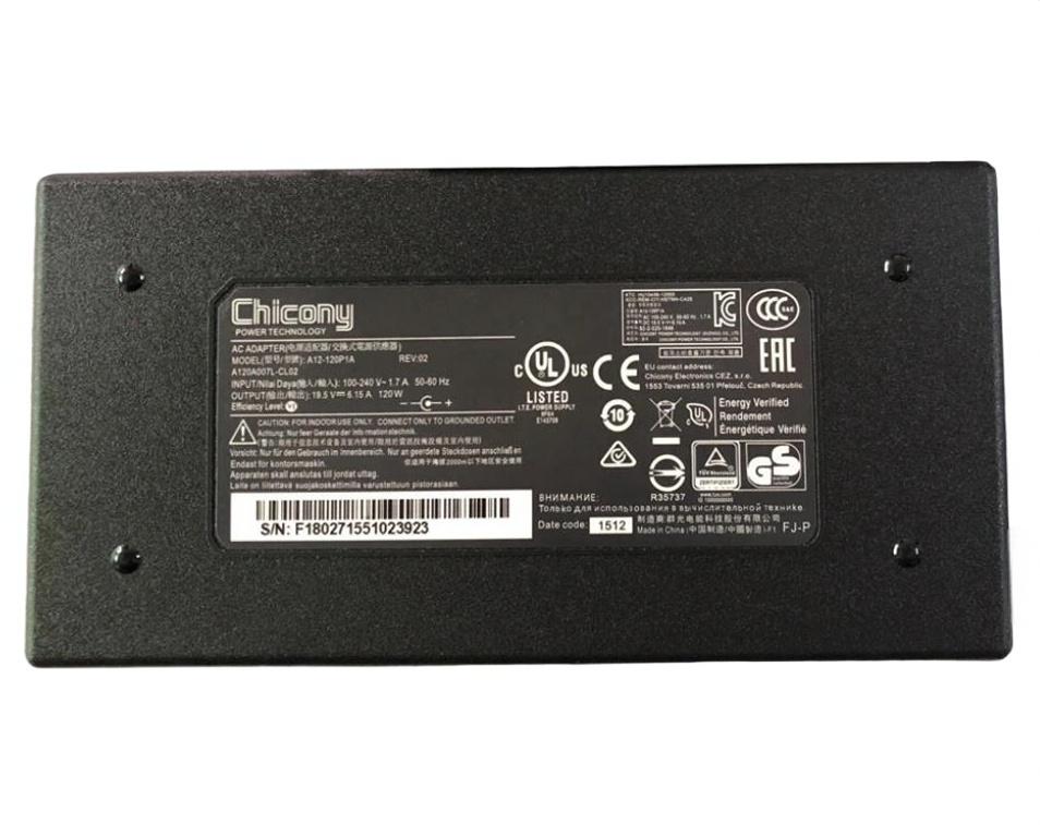 (image for) 120W 19.5V 6.15A Original Netzteil Ladegerät Ladekabel Belinea 8100G M570TU