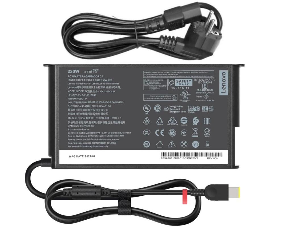 (image for) 20V 11.5A 230W Original Netzteil Ladegerät Lenovo 00HM626 00HM627